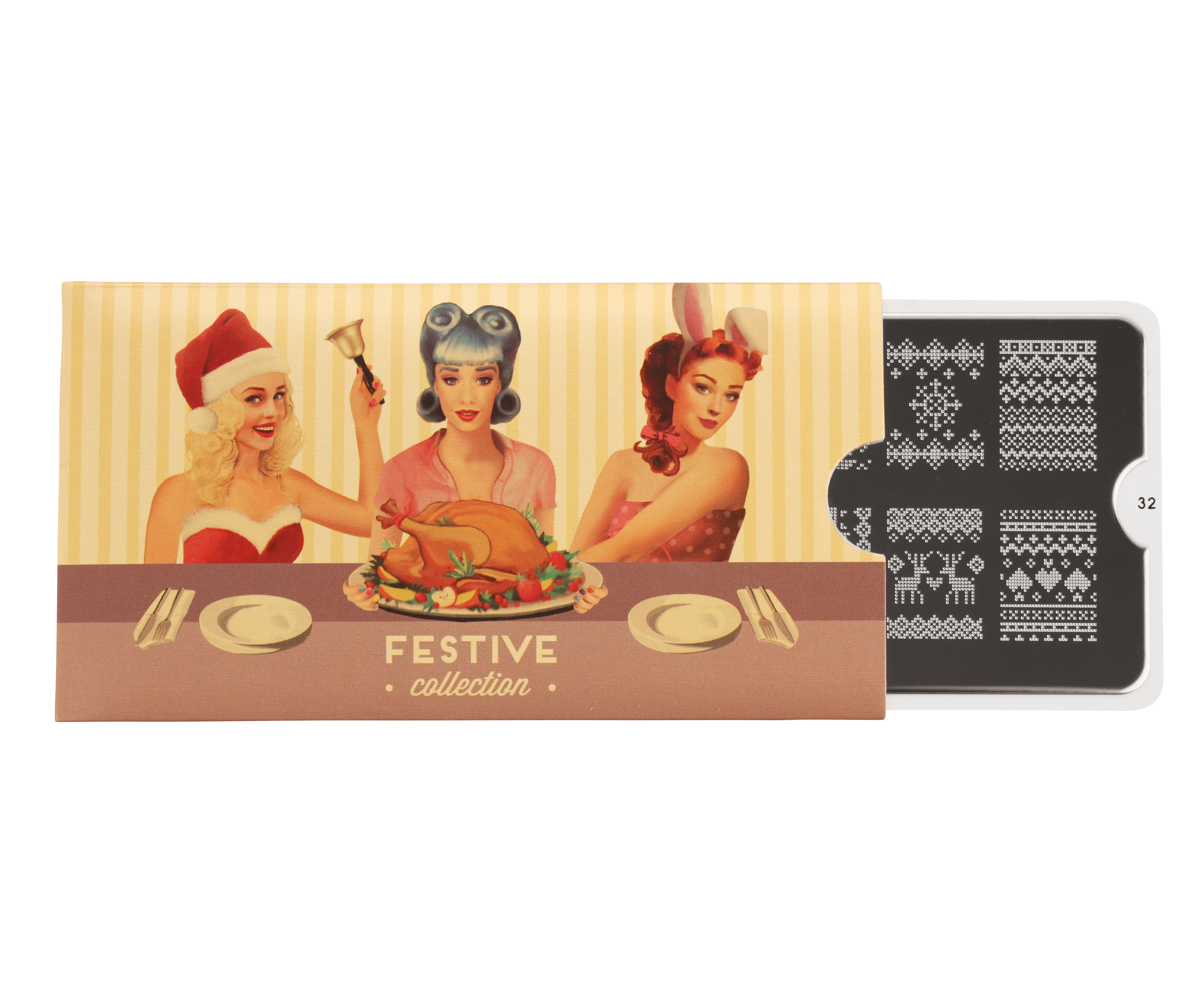 MoYou-London Schablone Festive 32