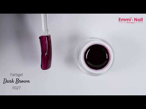 Emmi-Nail Farbgel Dark Brown 5ml -F027-
