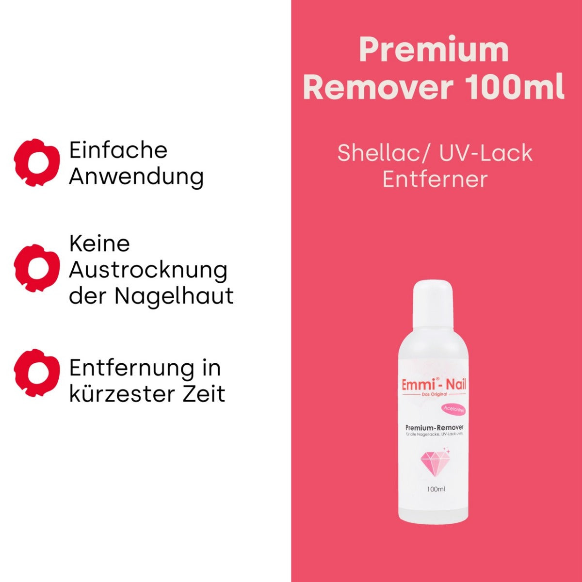 Premium Remover acetonfrei 100ml