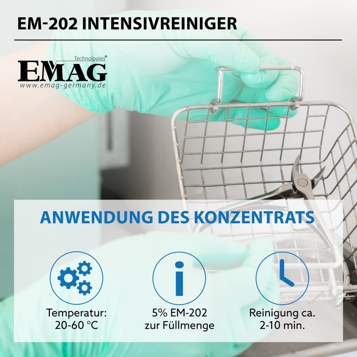EM-202 Instrumentenreiniger 500ml