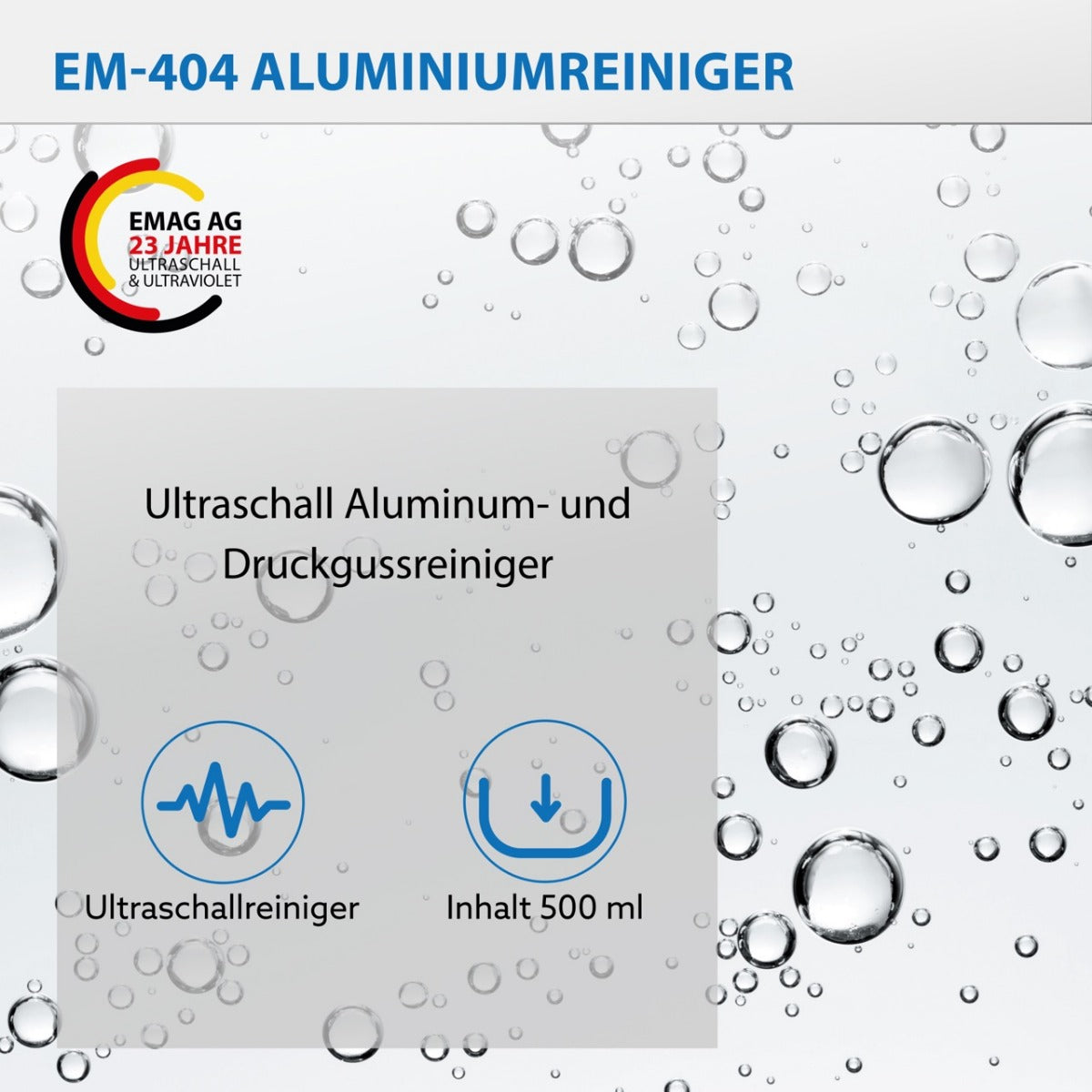 EM-404 500ml Aluminium- und Druckgussreiniger / Edelmetallreiniger