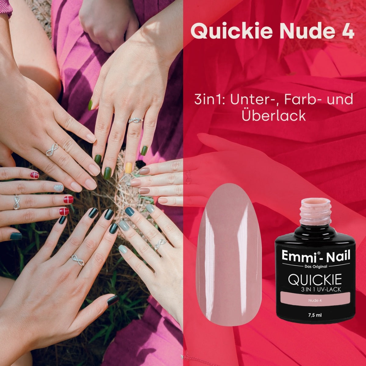 Emmi-Nail Quickie Nude 4 3in1 -L004-
