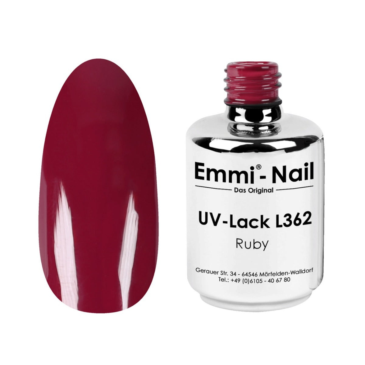 Shellac UV Polish Ruby 15ml -L362-