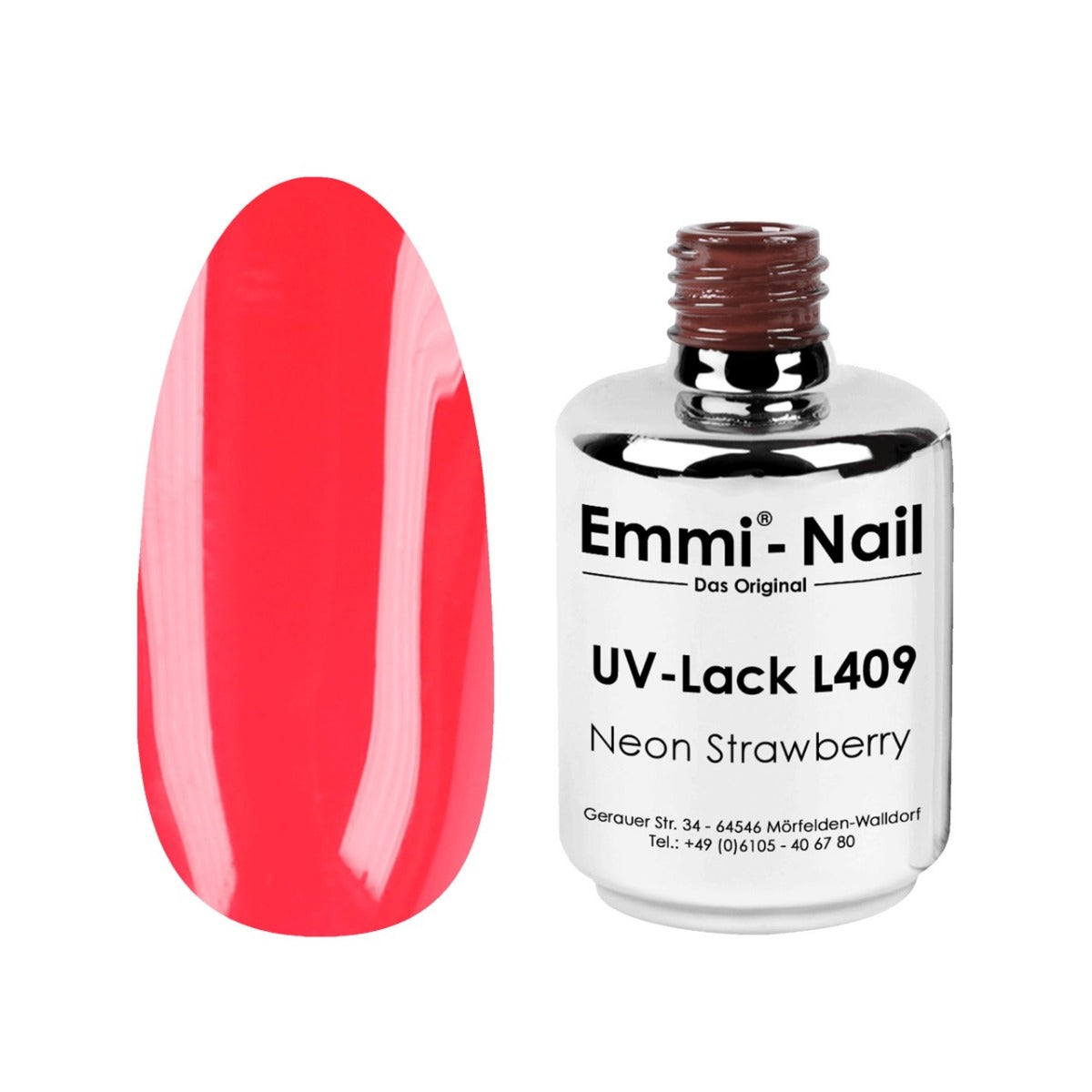 Shellac UV Polish Neon Strawberry 15ml -L409-