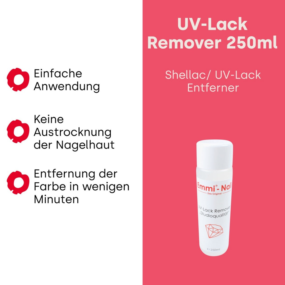 Shellac / UV-Lack Remover *Studioqualität* 250ml