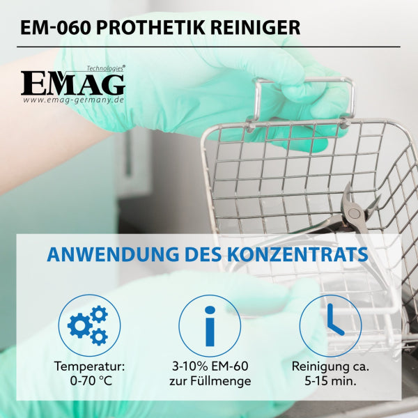 EM-060 Prothetik Reiniger / Dentalreiniger