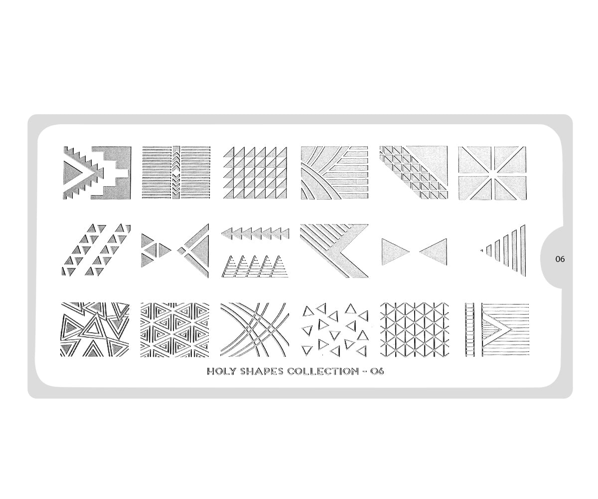 Pochoir d'estampage MoYou-London Formes sacrées 06