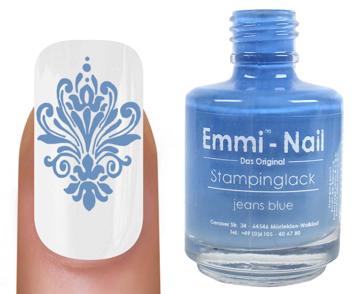 Stamping varnish "jeans blue" 12ml