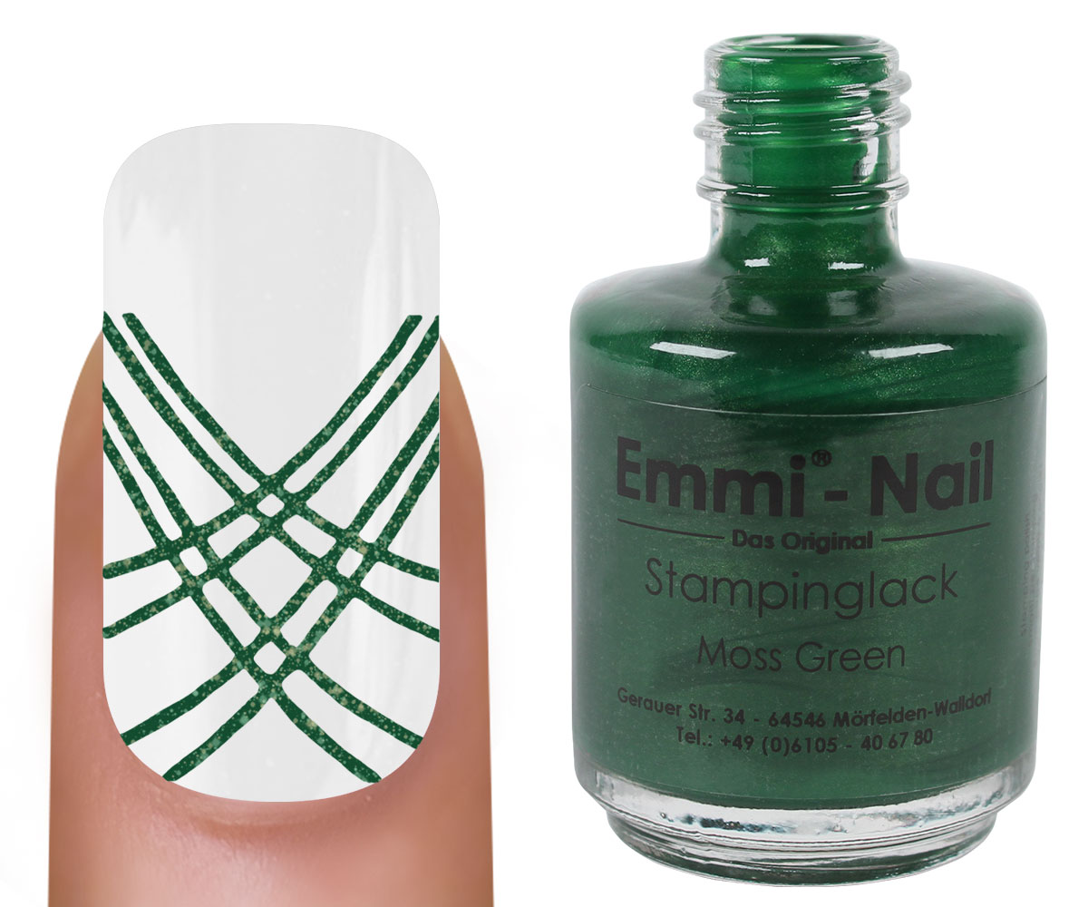 Stampinglack "moss green" 12ml