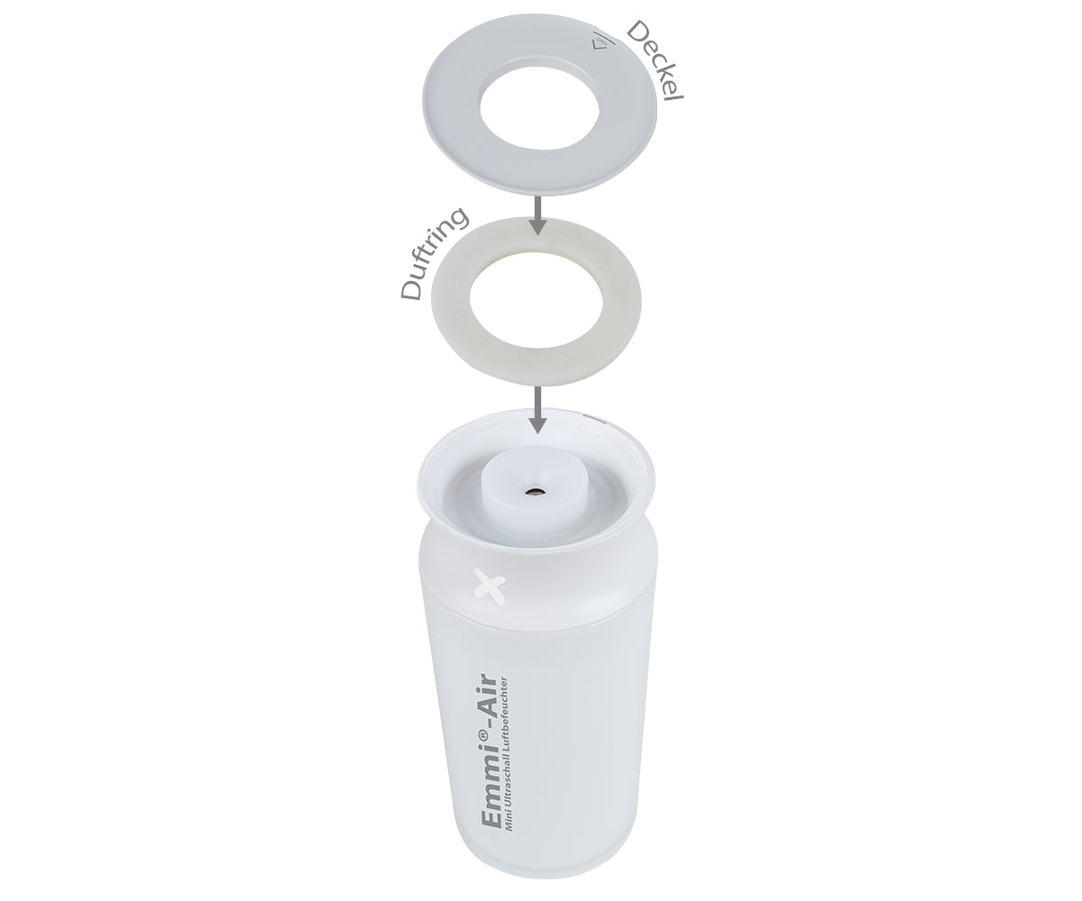 Emmi®-Air Mini Ultraschall Luftbefeuchter *Duftring*