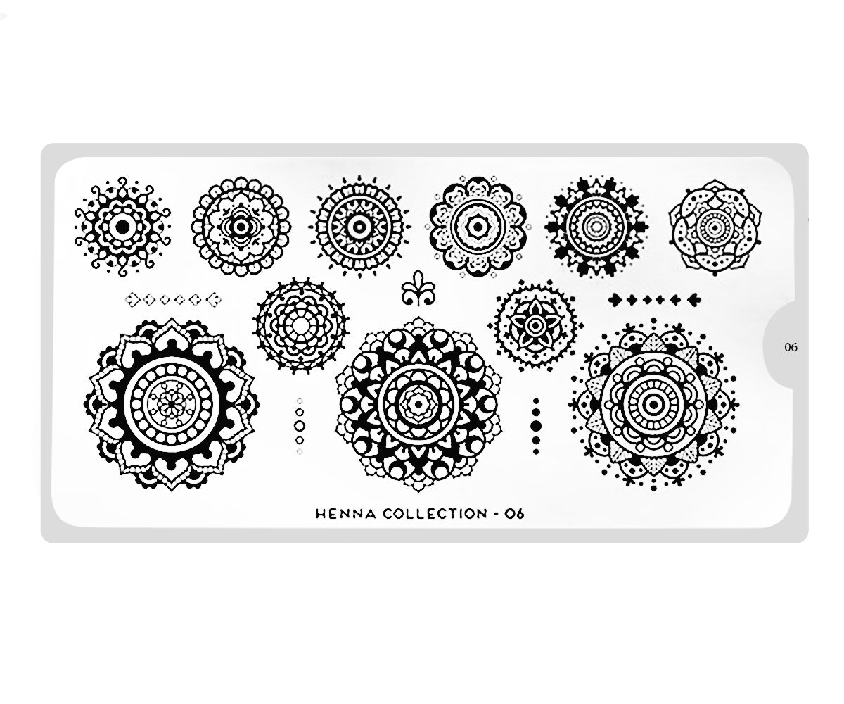 MoYou-London Schablone Henna 06