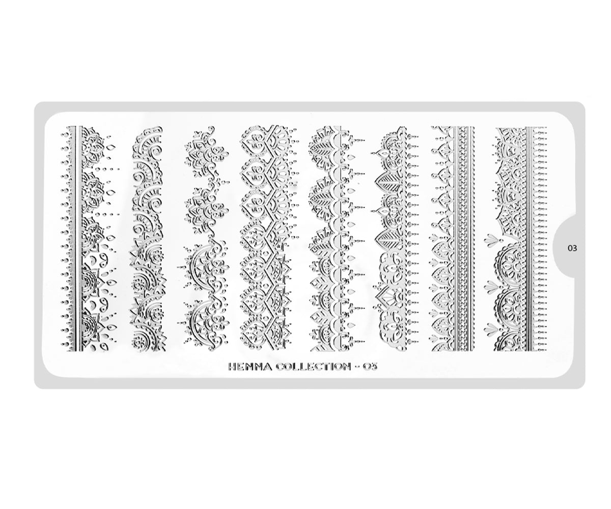 MoYou-London Schablone Henna 03