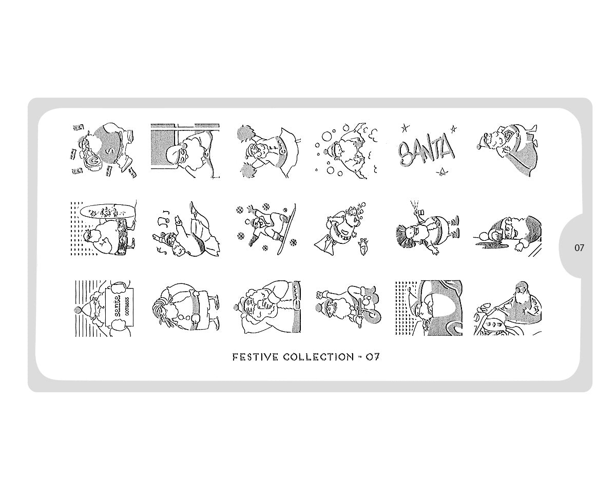 MoYou-London Schablone Festive 07