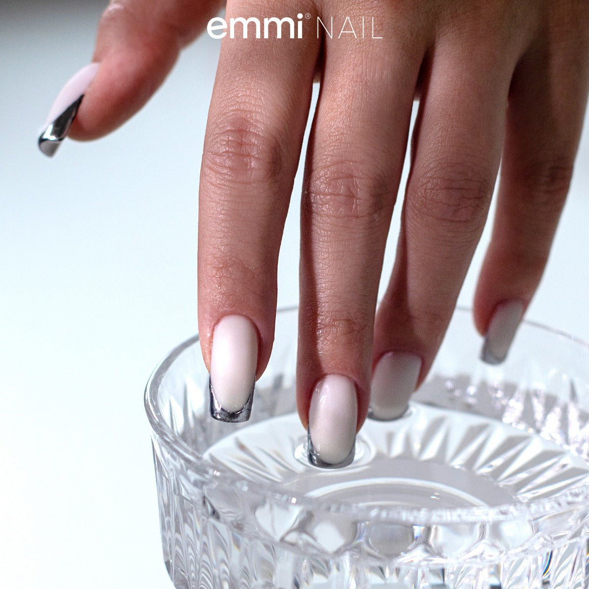 Emmi Nailart Powder-Set Silver