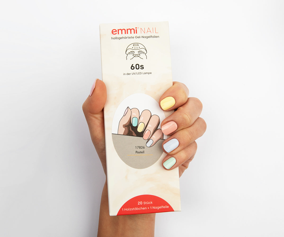 Emmi-Nail Gel Nagelfolien Pastell 20Stk.