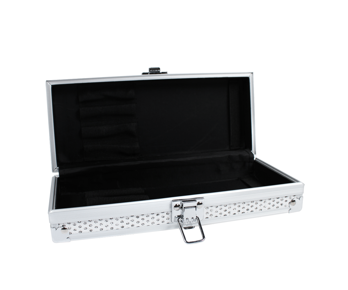 Emmi-Nail brush box white/silver