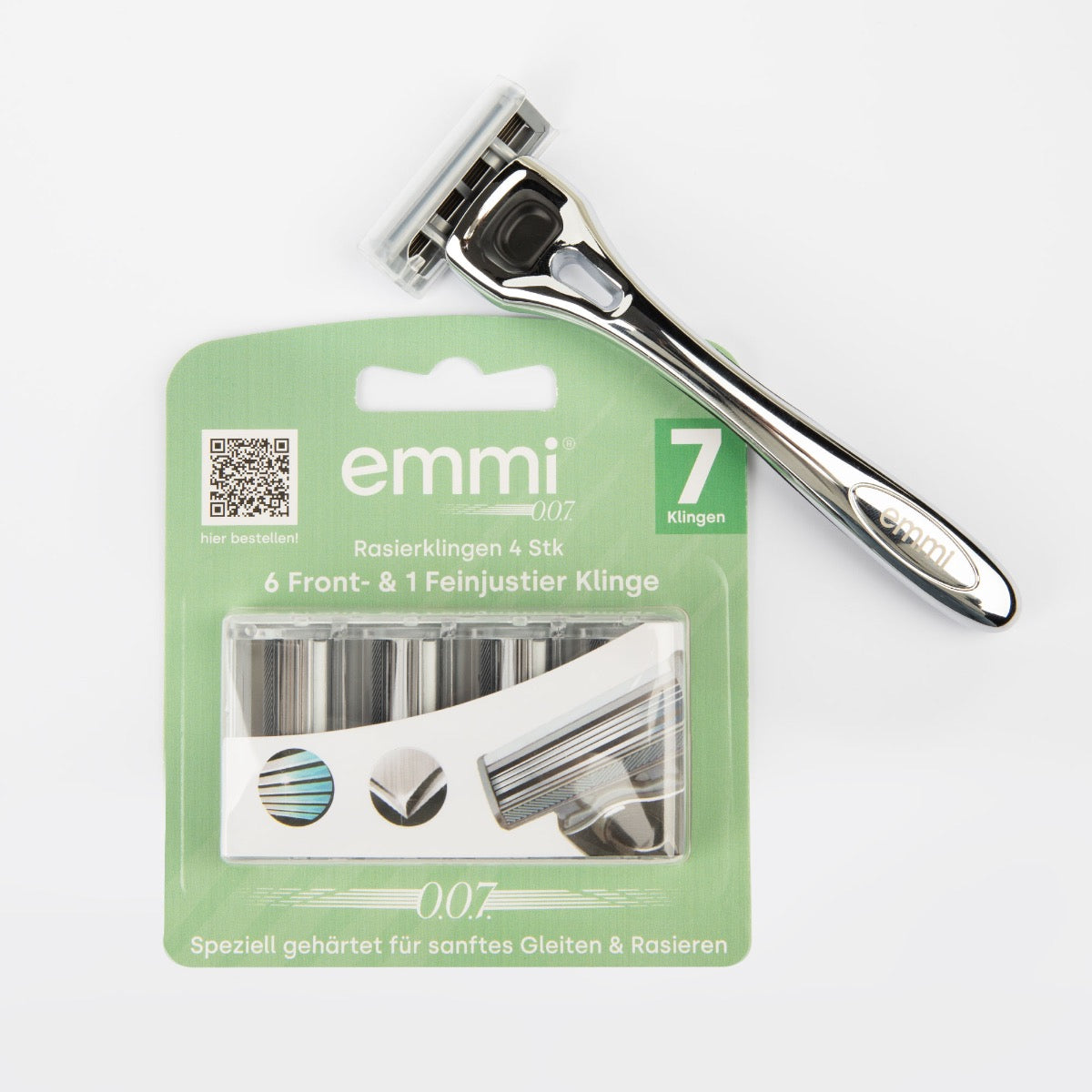 Emmi-0.0.7. Rasiererklingen Blister 4Stk.