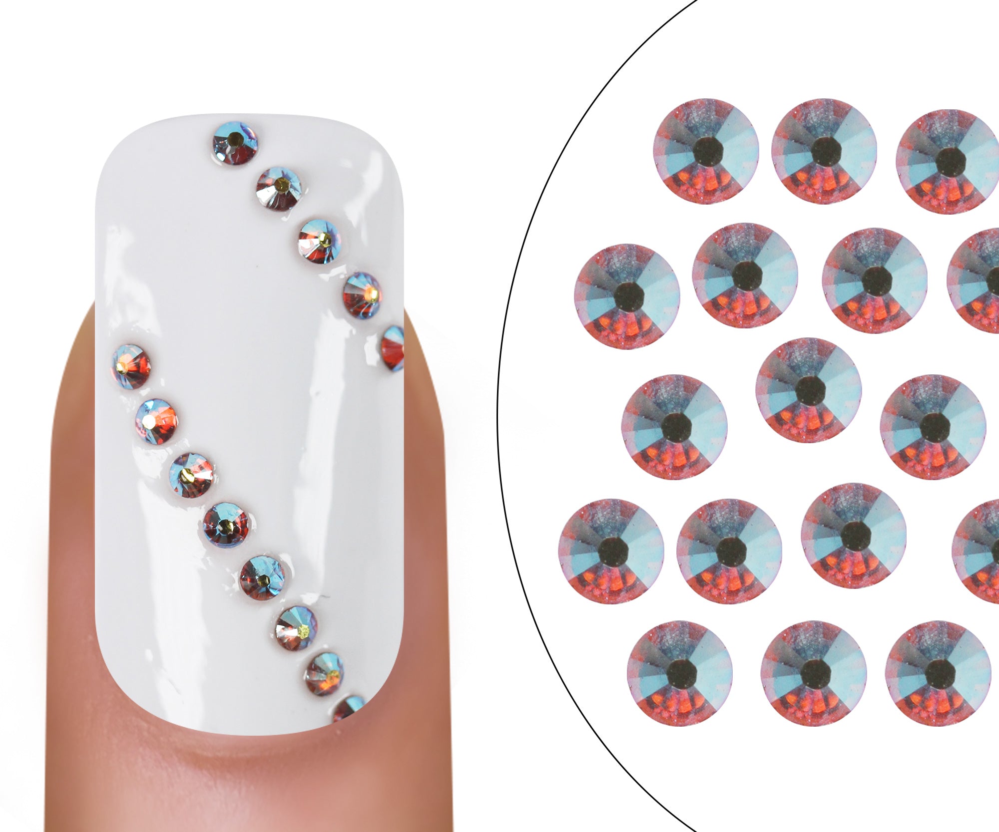 Rhinestones SS5 Topaz AB