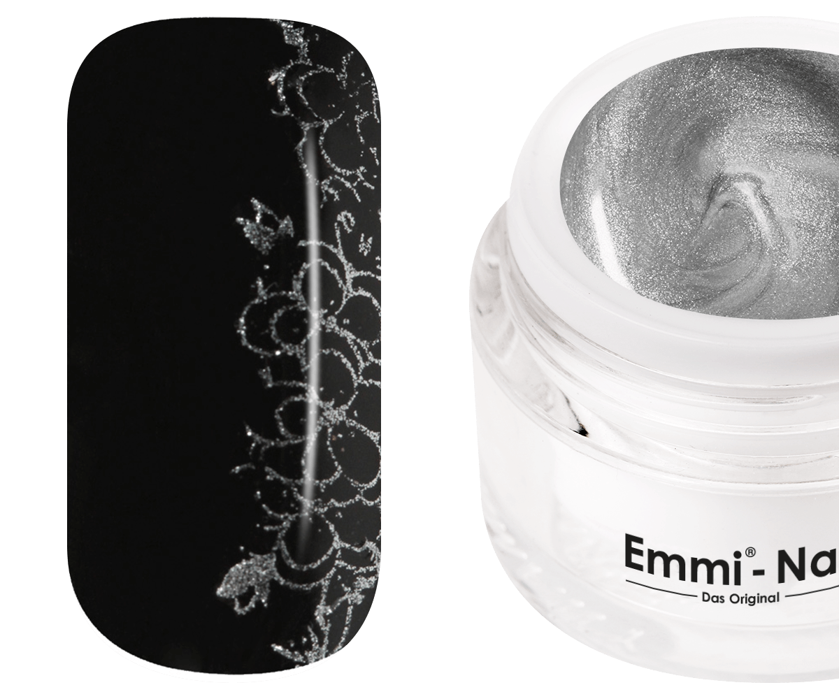 Emmi-Nail Stamping-/Painting-Gel silber 5ml