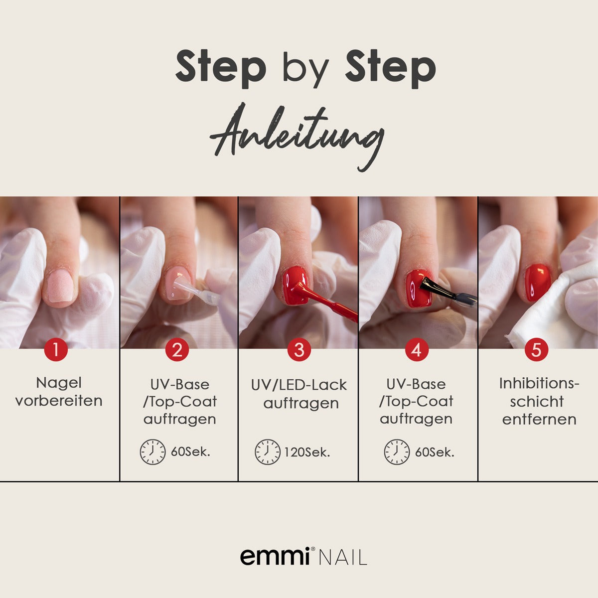 Coffret de vernis à ongles UV « Baby Boomer »