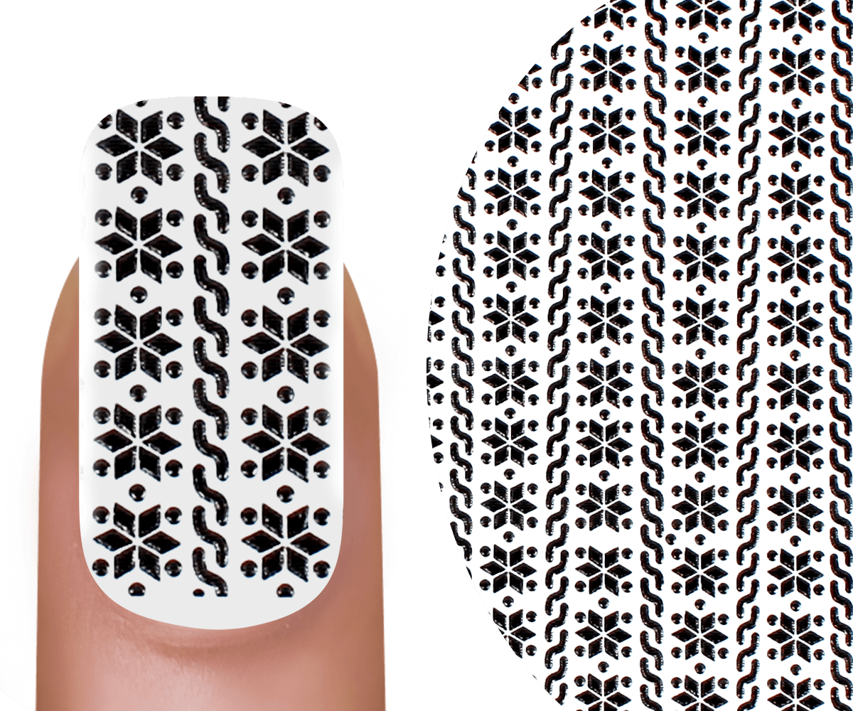 Emmi-Nail 3D Tattoo Winter schwarz