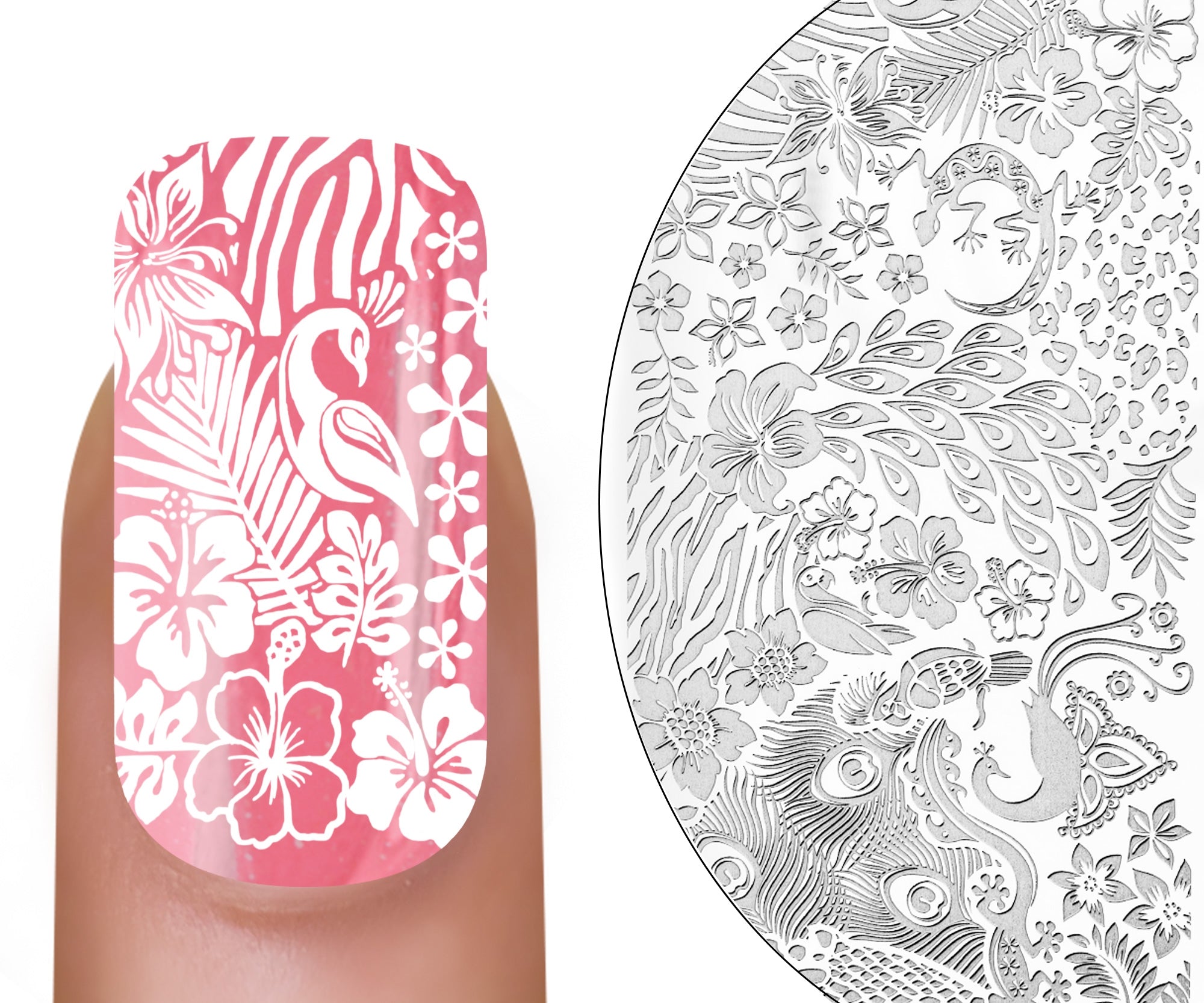 MoYou-London Schablone Tropical 01