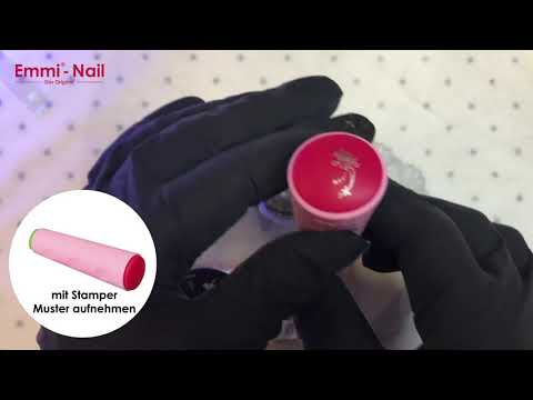 Emmi-Nail Stamping-/Painting-Gel silber 5ml
