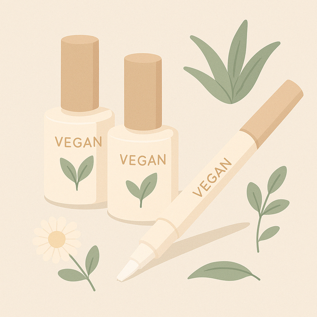 Vegane Nagelprodukte