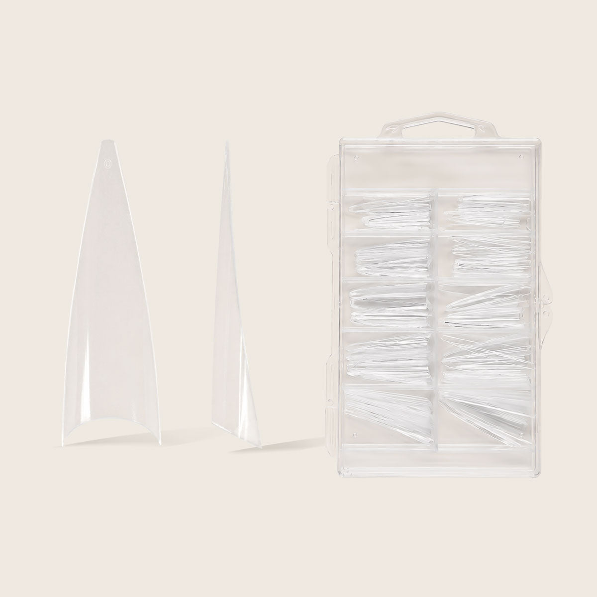 Tipkasten Stiletto "Long" Clear 100St.