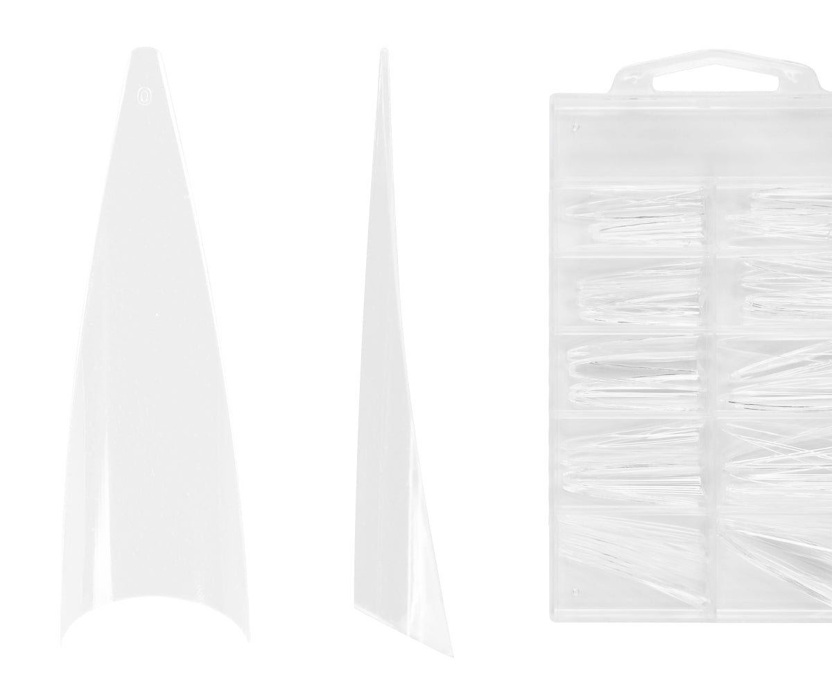 Tipkasten Stiletto "Long" Clear 100St.