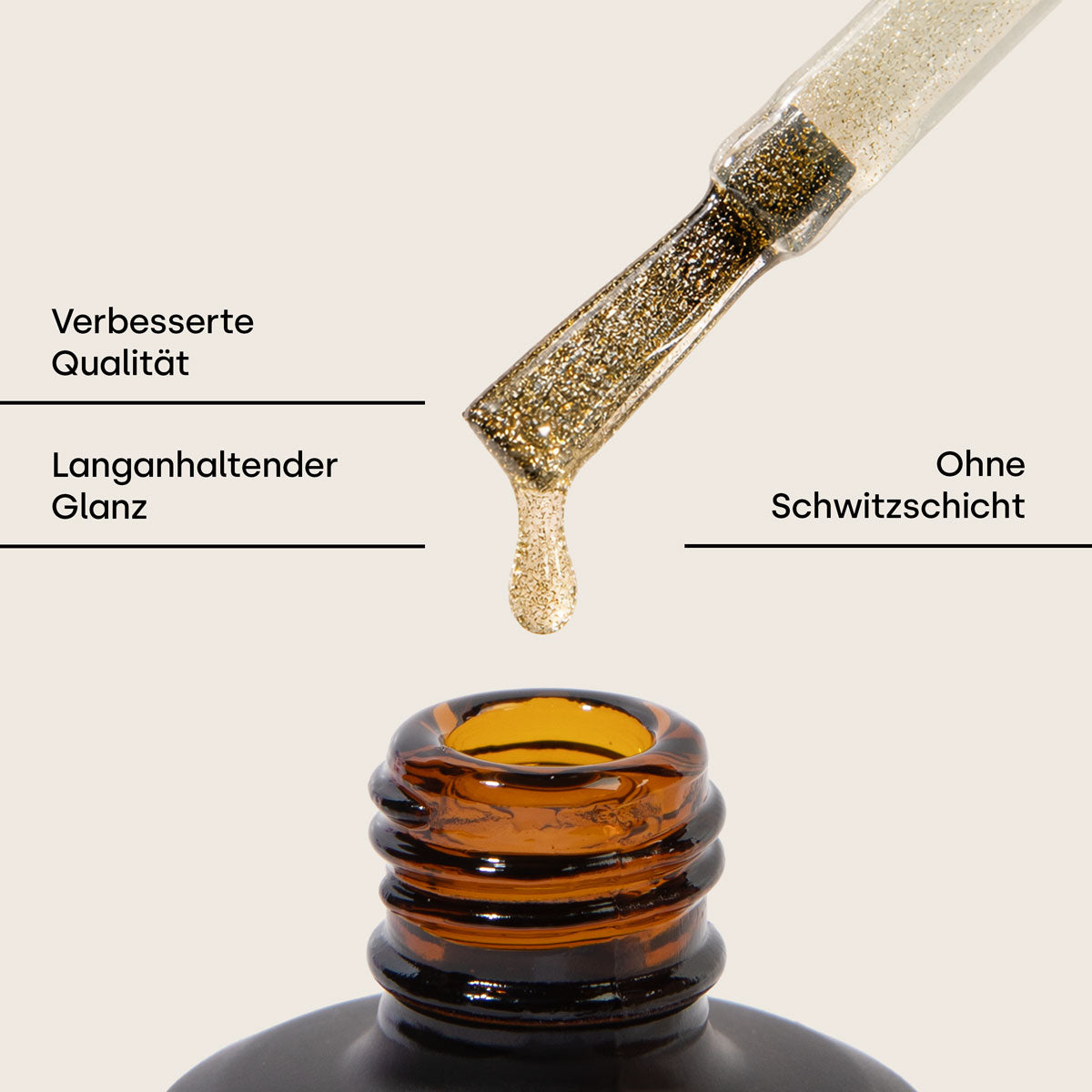Emmi-Nail UV/LED Top Sealing Glitter *gold* 11ml 