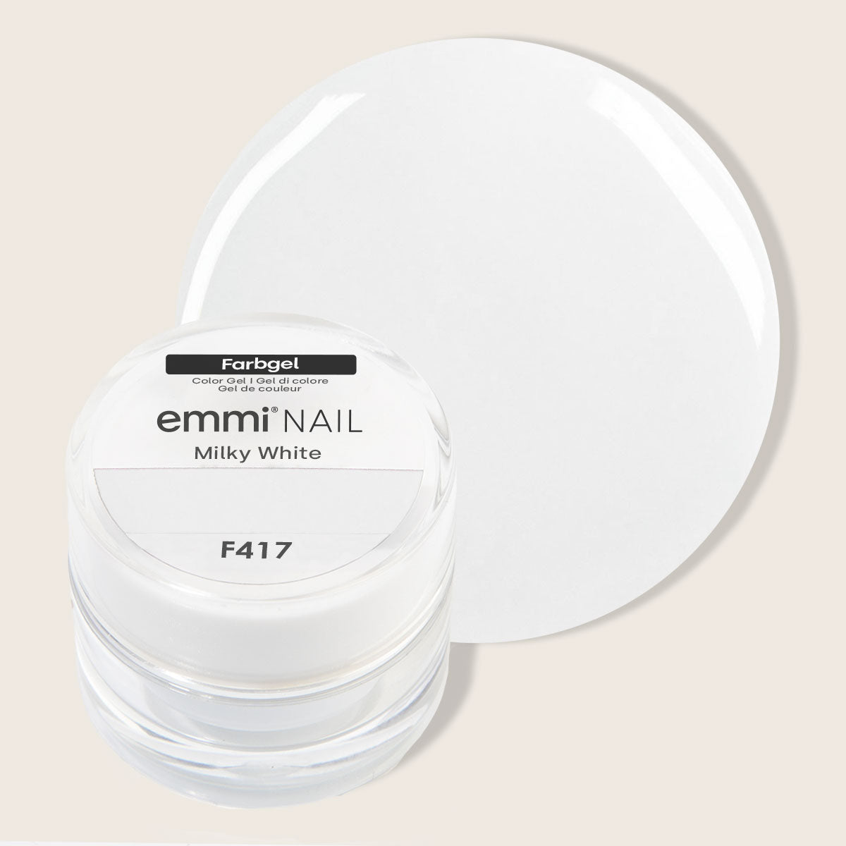 Emmi-Nail Farbgel Milky White 5ml -F417-