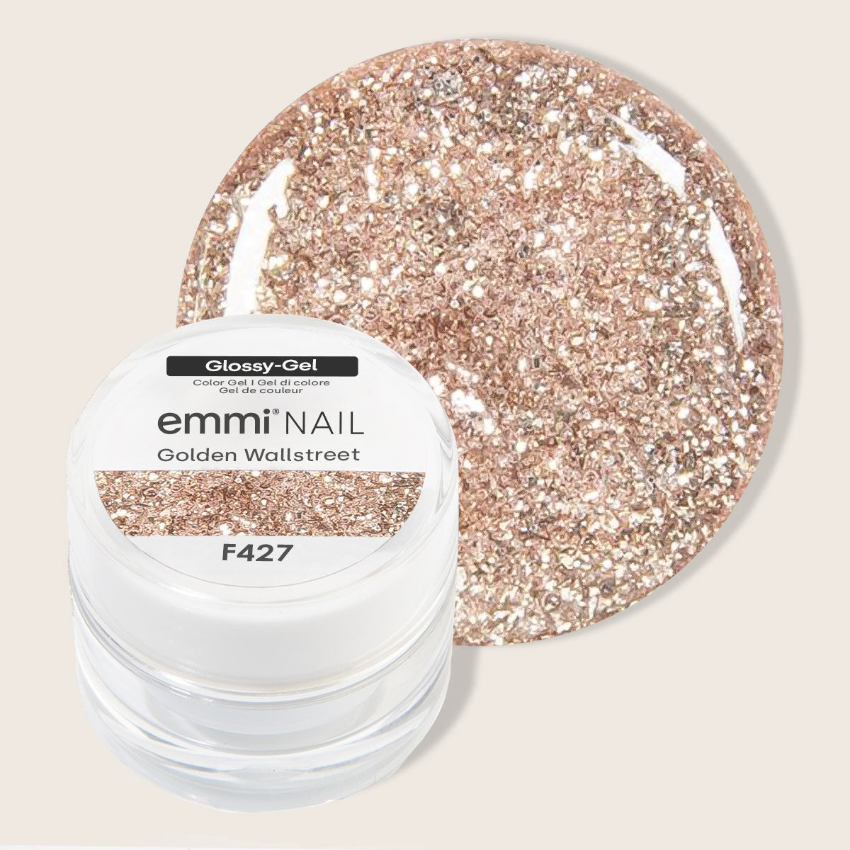 Emmi-Nail Glossy-Gel Golden Wallstreet 5ml -F427-