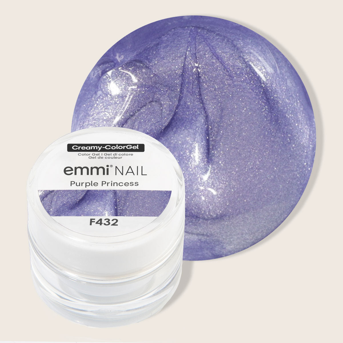 Emmi-Nail Creamy-ColorGel Purple Princess -F432-