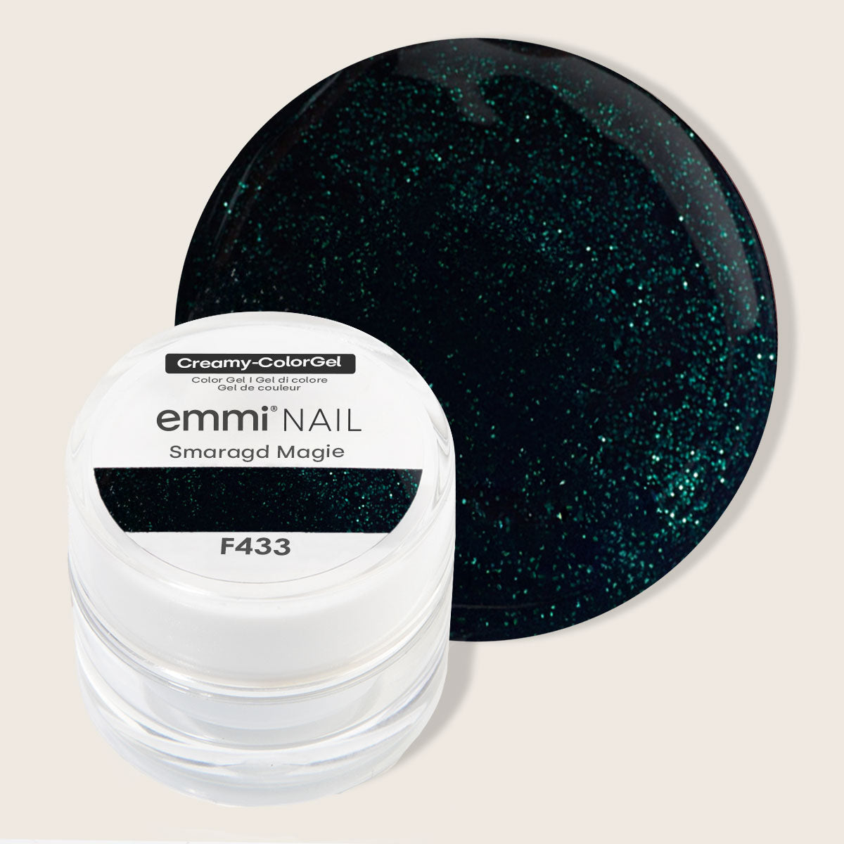 Emmi-Nail Creamy-ColorGel Smaragd Magie -F433-