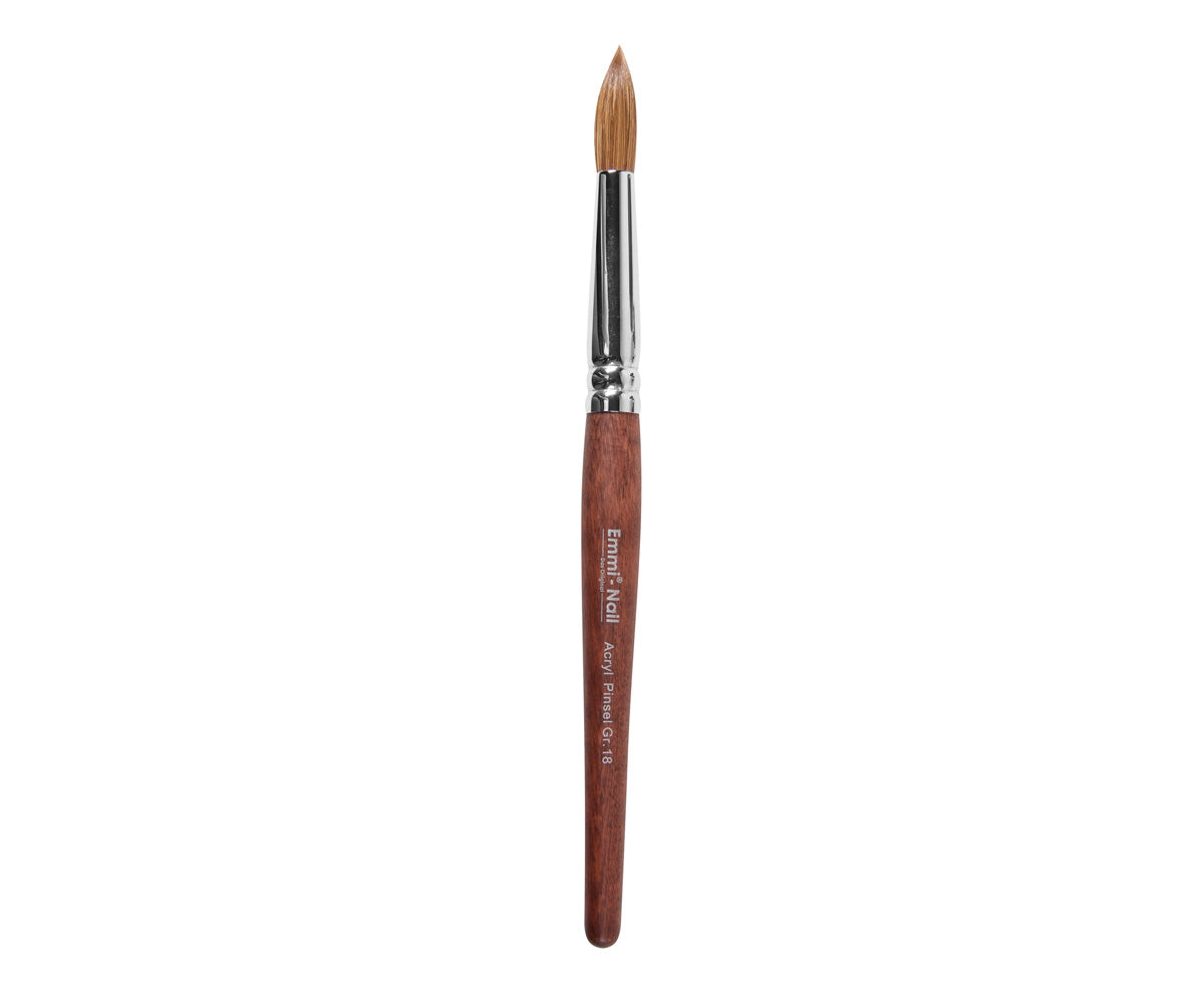 Emmi-Nail Acryl-Pinsel Gr.18, 100% Echthaar