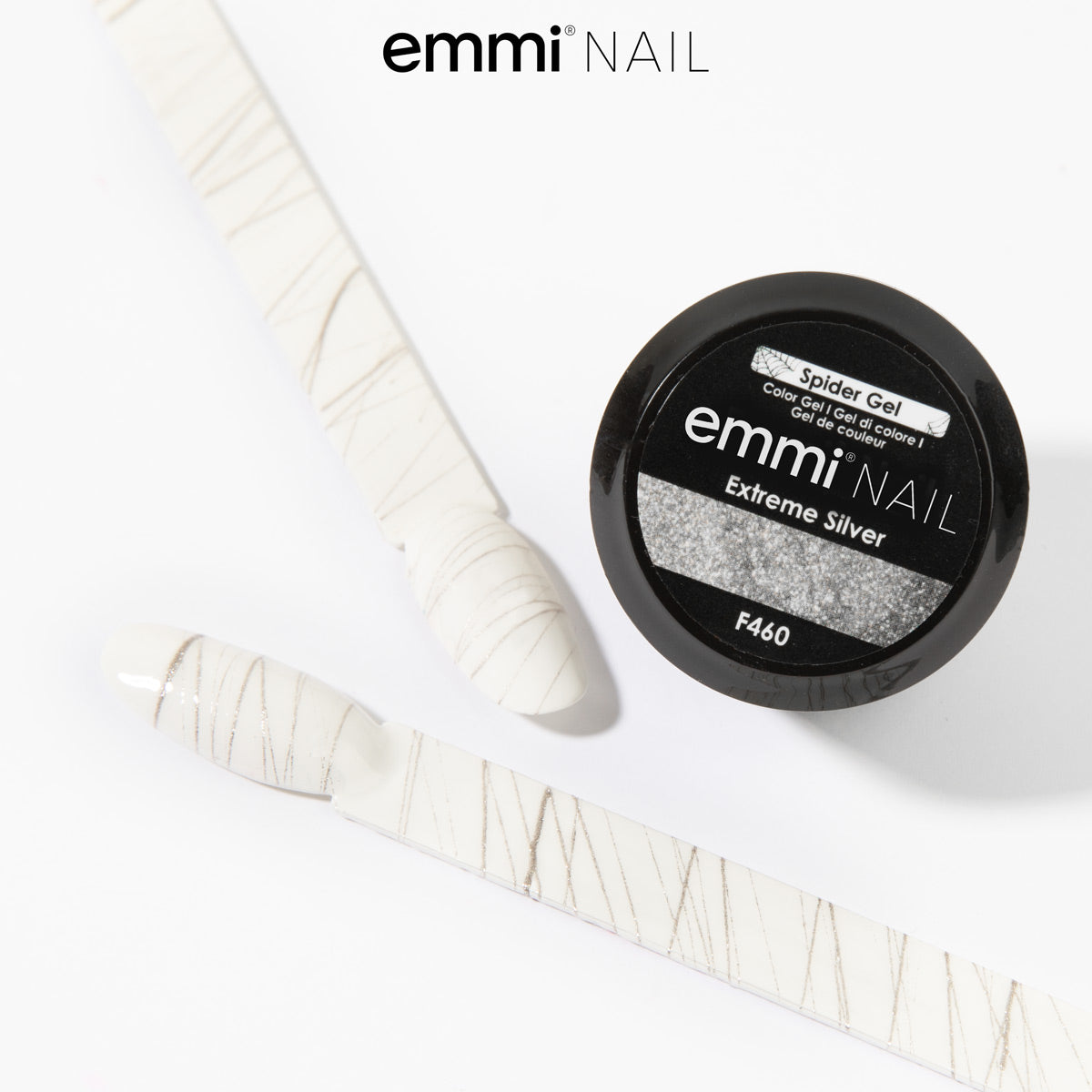 Emmi-Nail Spider Gel Extreme silver 8g -F460-