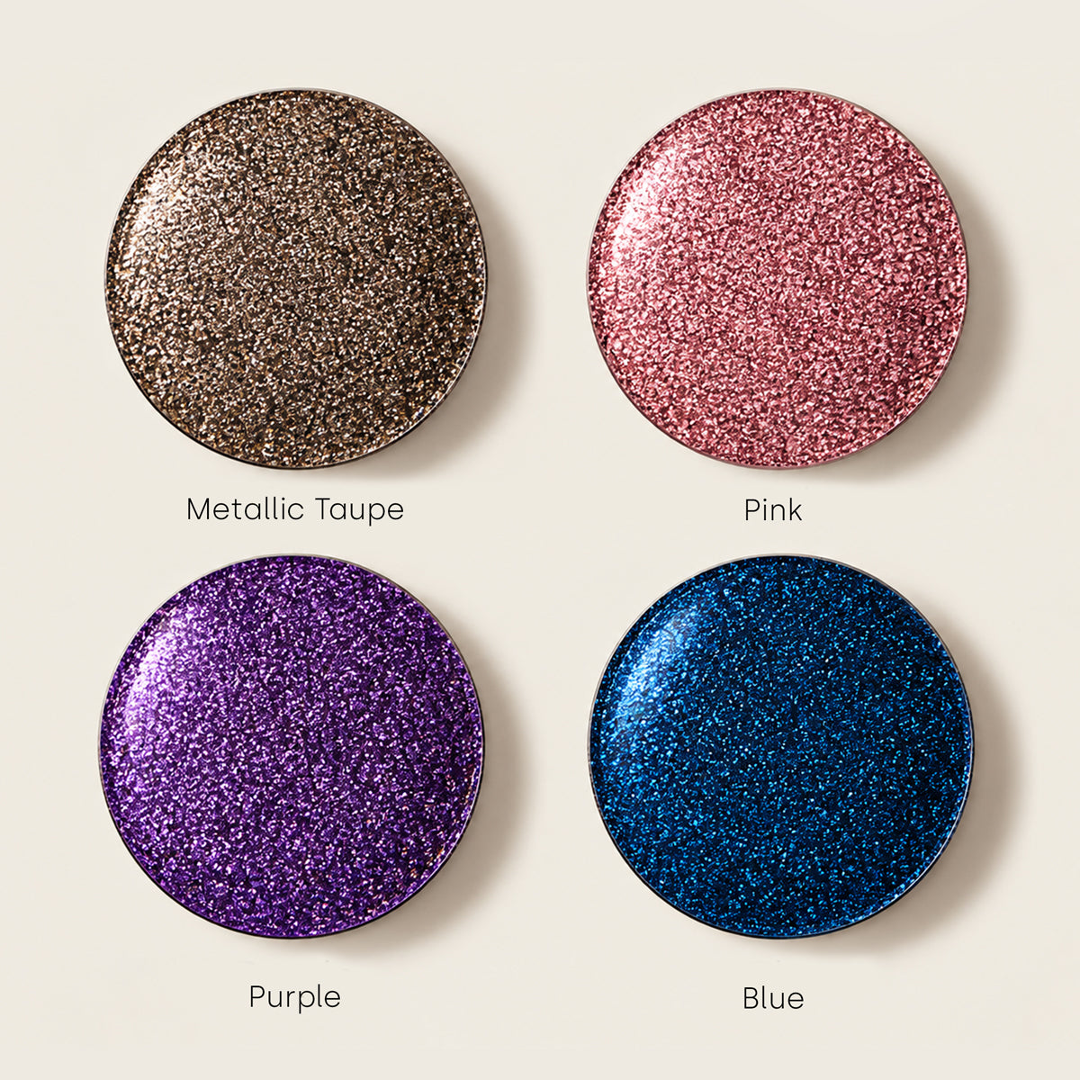 Mirror Chrome Powder Colorful 4er