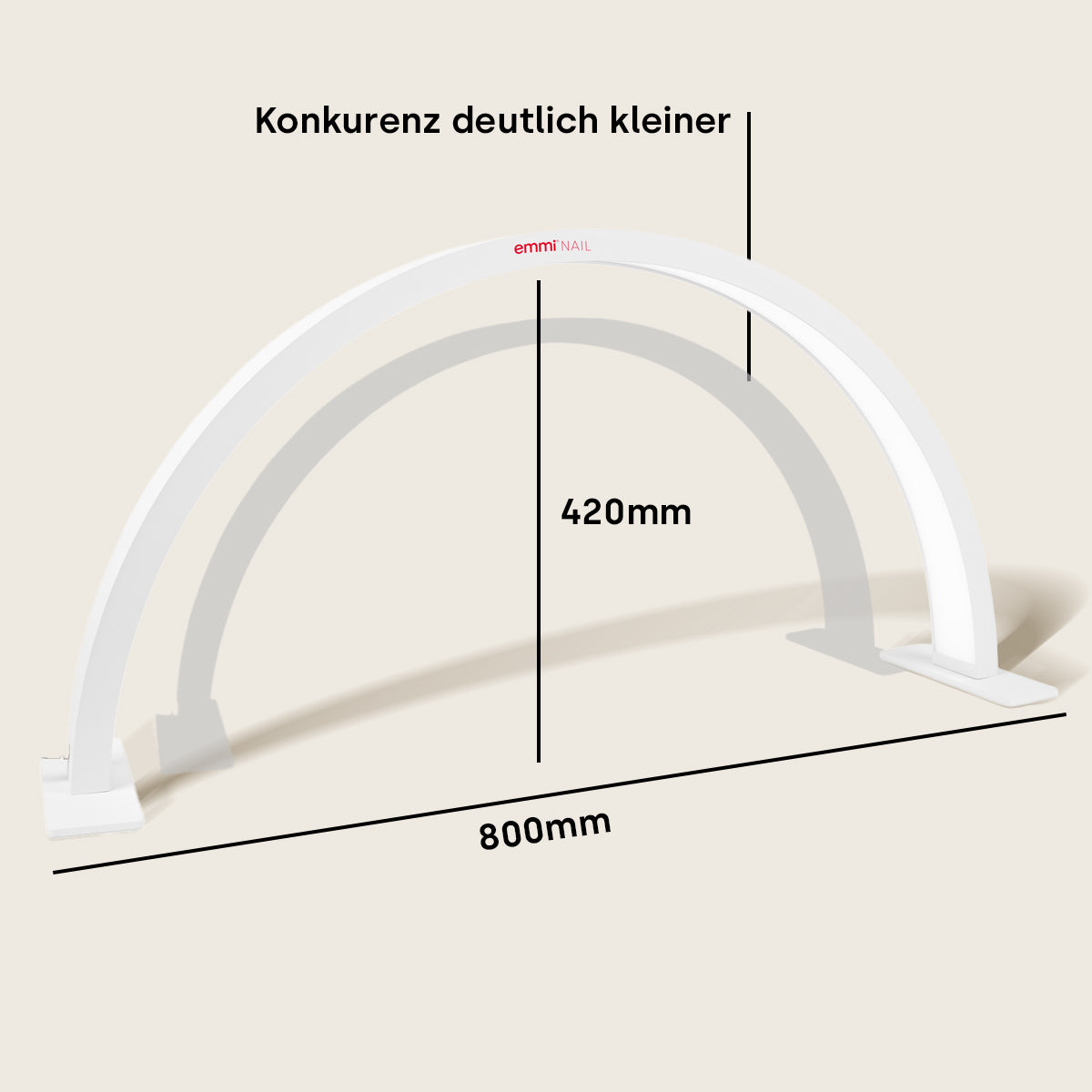 Emmi-Nail LED workplace light Rainbow Glitter 