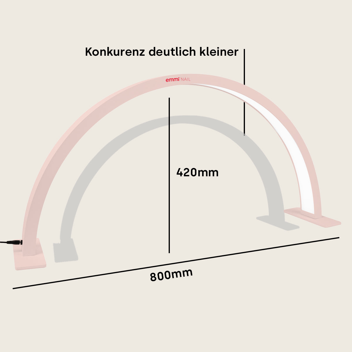 Emmi-Nail LED workplace light Rainbow Pink 