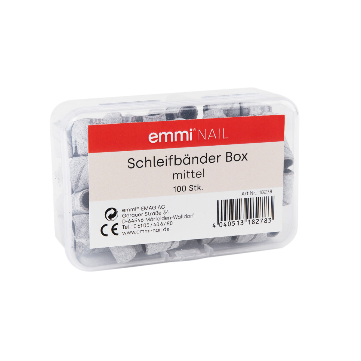 Emmi-Nail Schleifbänder Box "mittel" 100 Stück