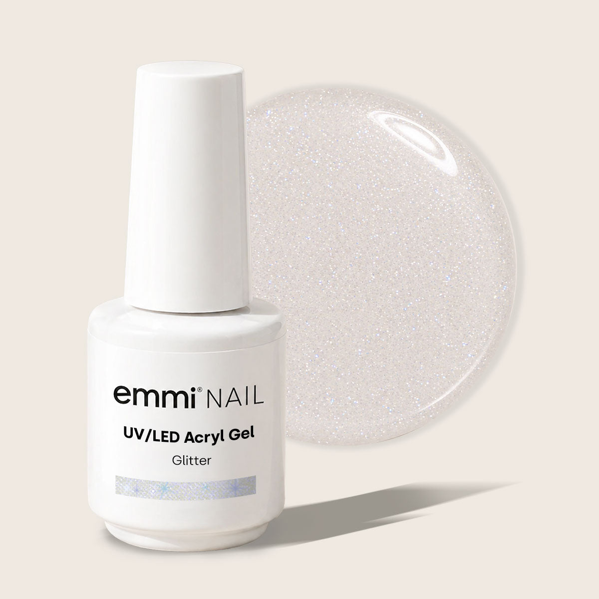 UV/LED Acryl Gel Glitter 12ml
