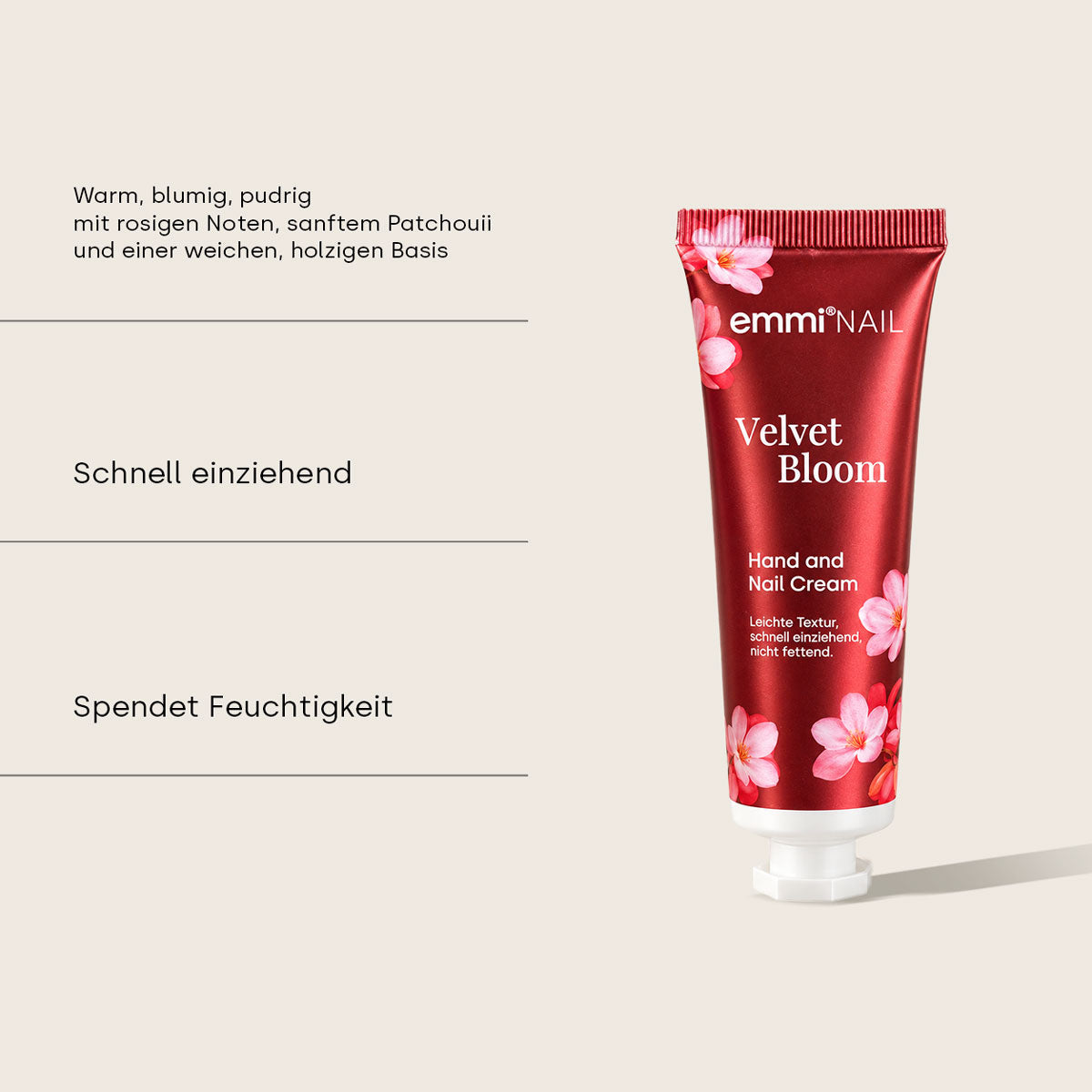 Crème pour les mains Velvet Bloom 30 ml