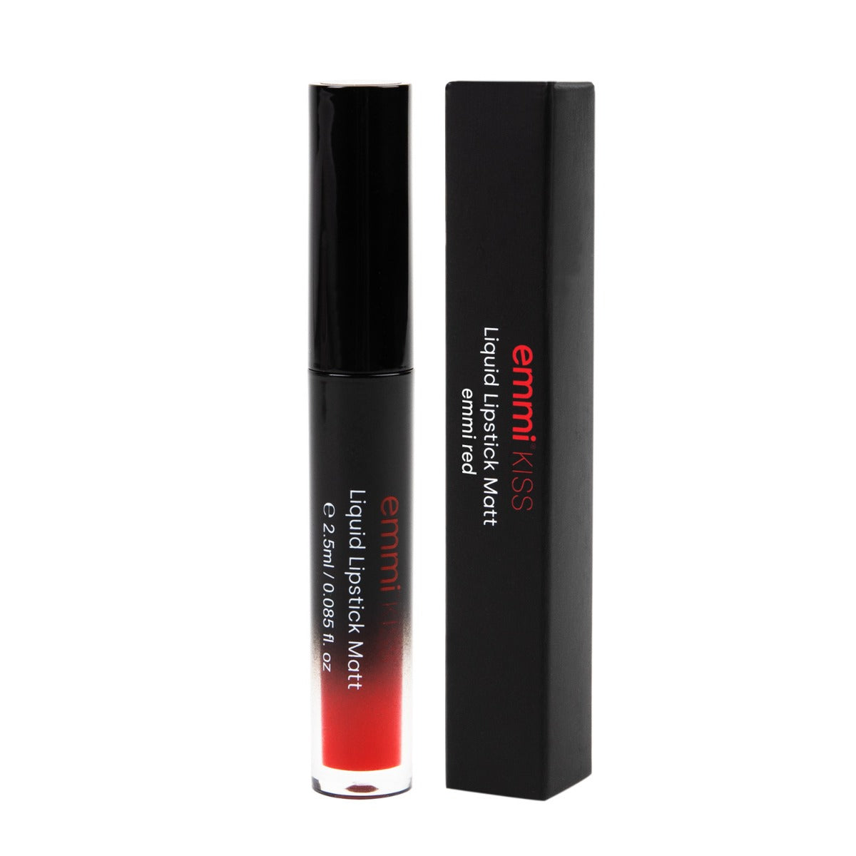 emmi KISS Liquid Lipstick Matt "emmi red"