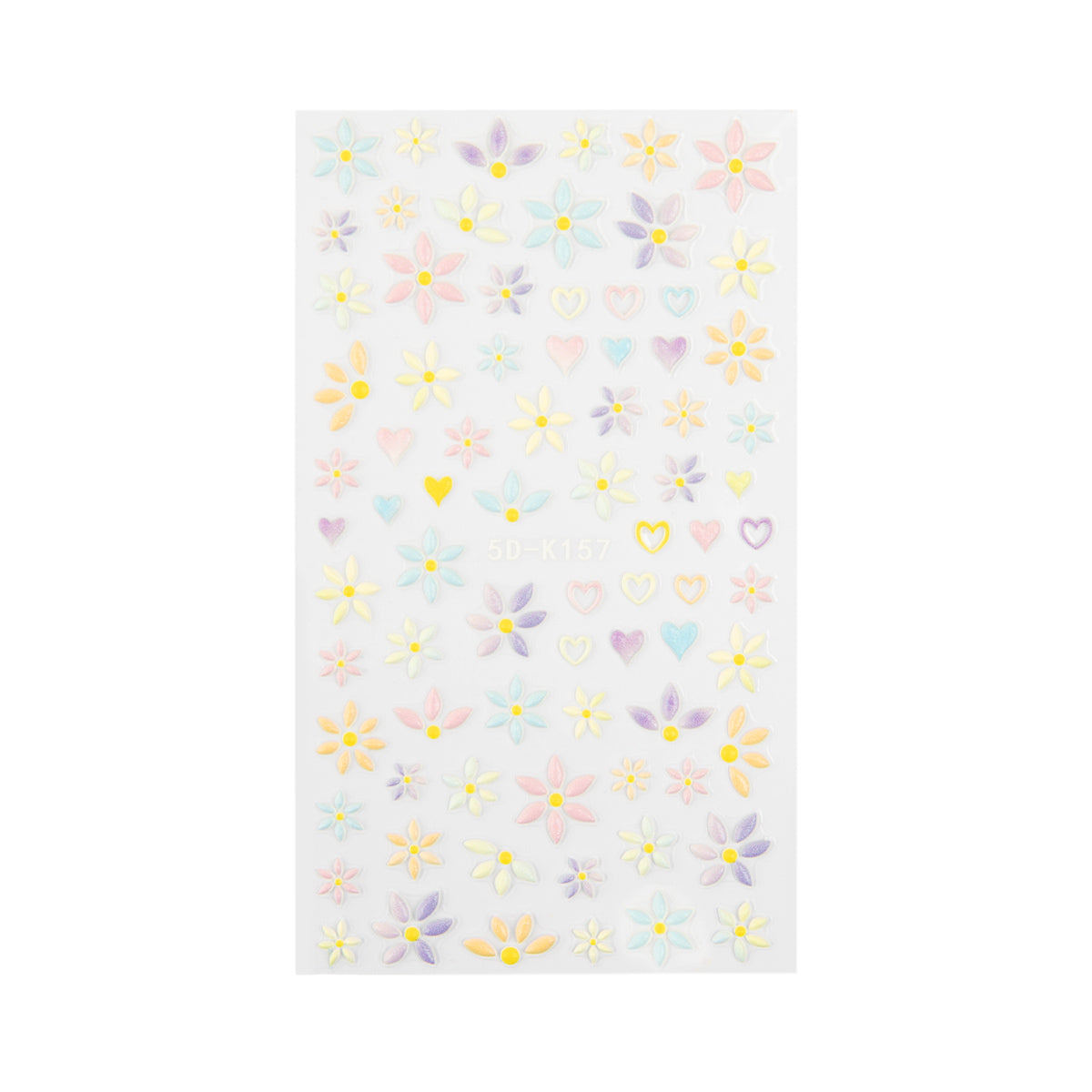 Emmi-Nail 5D Art Nail Sticker Pastel Flower Magic 