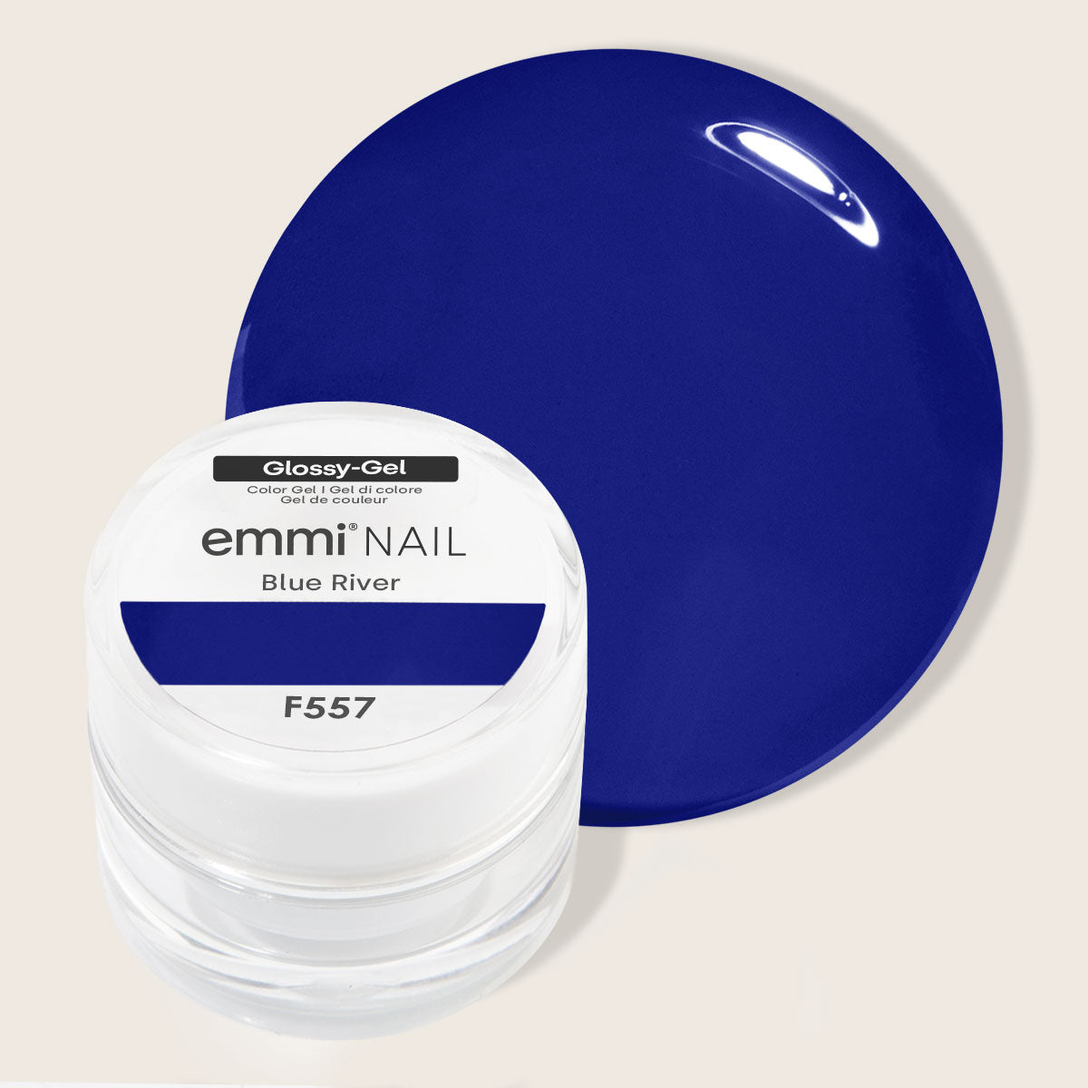 Emmi Nail Glossy Gel Blue River -F557- 
