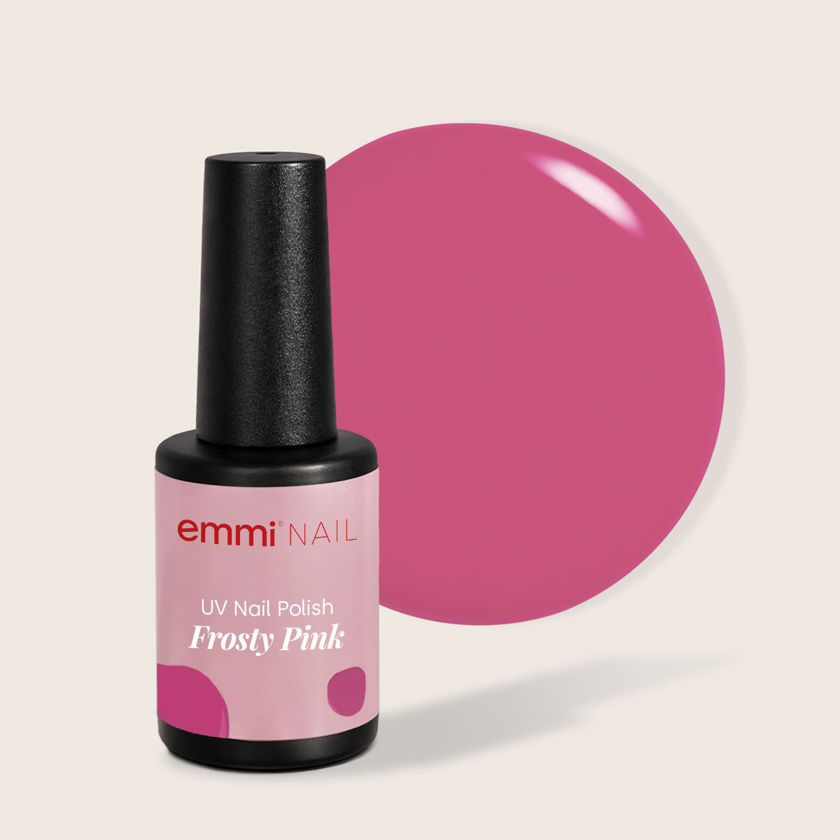 Shellac UV Polish Frosty Pink 8ml -L516-