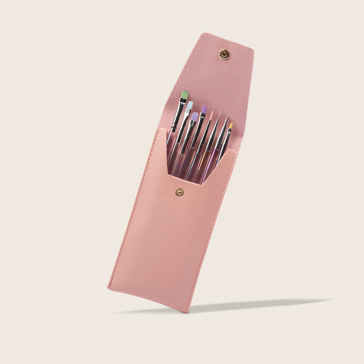 8-teiliges Pinsel Set mit Pinseltasche