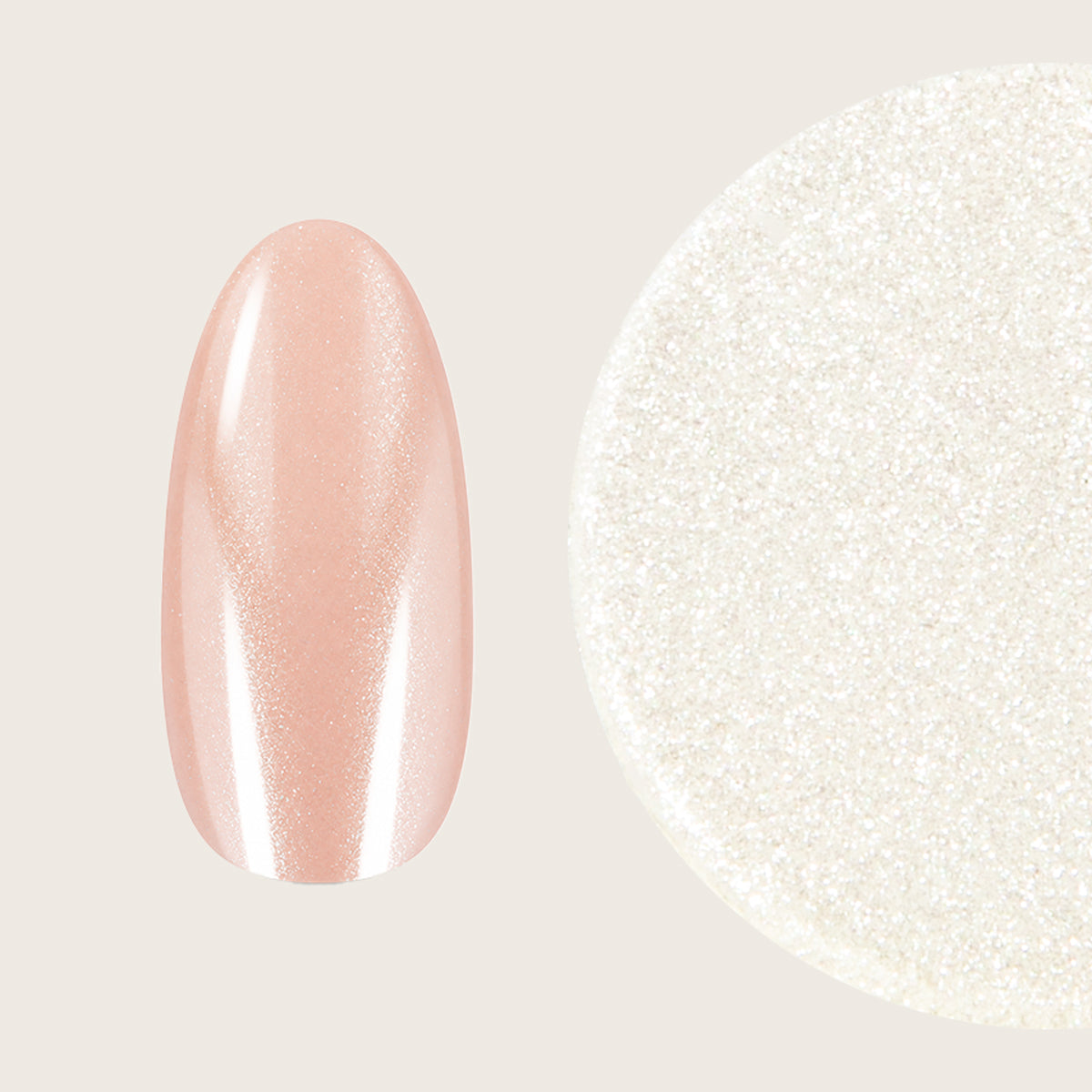 Chrome Effekt Powder Pearl White