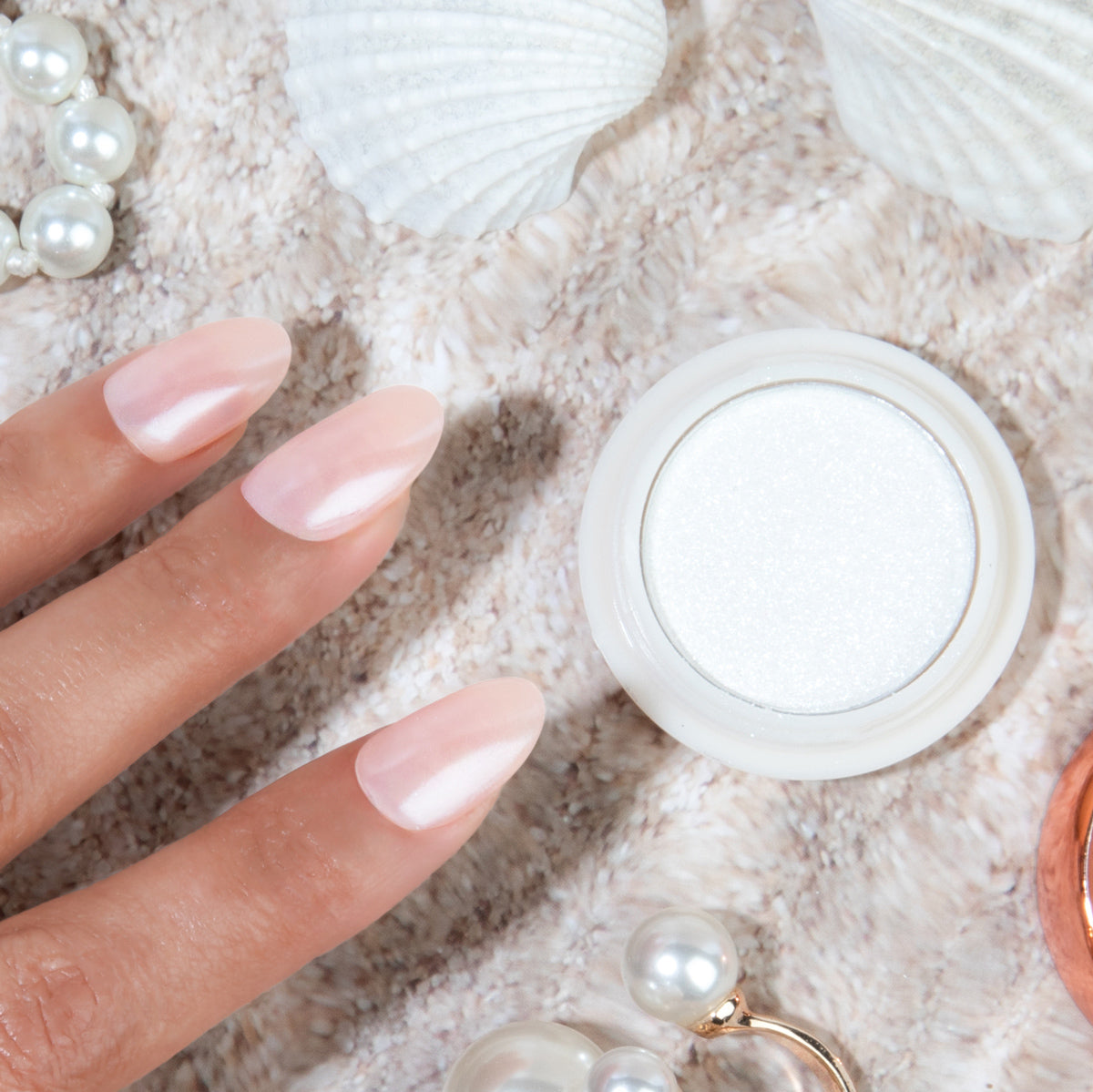 Emmi-Nail Chrome Effekt Powder Pearl White